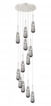Innovation Lighting 126-452-1P-PN-G452-4SM - Milan - 12 Light - 24 inch - Polished Nickel - Multi Pendant