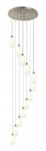 Innovation Lighting 126B-12P-SN-G434-7WH - Crown Point - 12 Light - 24 inch - Brushed Satin Nickel - Multi Pendant