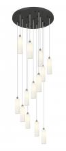 Innovation Lighting 132BK-B-13P-SN-G434-12WH - Crown Point - 13 Light - 32 inch - Brushed Satin Nickel - Multi Pendant