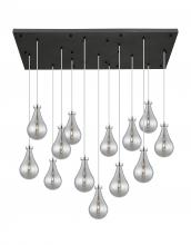 Innovation Lighting 154BK-451-1P-PN-G451-7SM - Owego - 13 Light - 54 inch - Polished Nickel - Multi Pendant