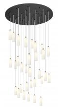 Innovation Lighting 160BK-B-31P-SN-G434-12WH - Crown Point - 31 Light - 60 inch - Brushed Satin Nickel - Multi Pendant