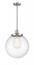 Innovation Lighting 201C-SN-G204-14 - Beacon - 1 Light - 14 inch - Brushed Satin Nickel - Cord hung - Mini Pendant