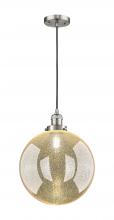 Innovation Lighting 201C-SN-G208-12 - Beacon - 1 Light - 12 inch - Brushed Satin Nickel - Cord hung - Mini Pendant