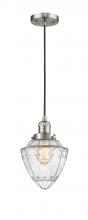 Innovation Lighting 201C-SN-G664-7-LED - Bullet - 1 Light - 7 inch - Brushed Satin Nickel - Cord hung - Mini Pendant