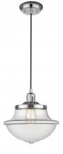 Innovation Lighting 201CBP-PNBK-G542 - Oxford - 1 Light - 12 inch - Polished Nickel - Cord hung - Mini Pendant