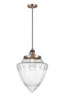 Innovation Lighting 201CSW-AC-G664-12 - Bridgeton - 1 Light - 16 inch - Antique Copper - Cord hung - Mini Pendant