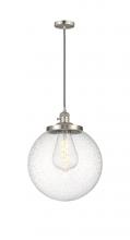 Innovation Lighting 201CSW-SN-G204-14 - Beacon - 1 Light - 14 inch - Brushed Satin Nickel - Cord hung - Mini Pendant