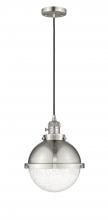 Innovation Lighting 201CSW-SN-HFS-84-SN-LED - Hampden - 1 Light - 9 inch - Brushed Satin Nickel - Cord hung - Mini Pendant