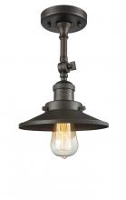 Innovation Lighting 201F-OB-M5 - Railroad - 1 Light - 8 inch - Oil Rubbed Bronze - Adjustable Semi-Flush Mount