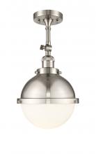 Innovation Lighting 201F-SN-HFS-81-SN - Hampden - 1 Light - 9 inch - Brushed Satin Nickel - Adjustable Semi-Flush Mount