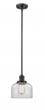 Innovations Lighting 201S-OB-G72 - Bell - 1 Light - 8 inch - Oil Rubbed Bronze - Stem Hung - Mini Pendant