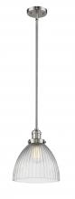 Innovation Lighting 201S-PN-G222 - Seneca Falls - 1 Light - 10 inch - Polished Nickel - Stem Hung - Mini Pendant