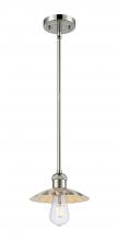 Innovation Lighting 201S-PN-M17-PN - Scallop - 1 Light - 8 inch - Polished Nickel - Mini Pendant