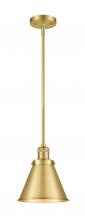 Innovation Lighting 201S-SG-M13-SG-LED - Appalachian - 1 Light - 8 inch - Satin Gold - Stem Hung - Mini Pendant