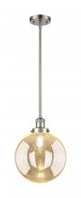 Innovation Lighting 201S-SN-G208-10 - Beacon - 1 Light - 10 inch - Brushed Satin Nickel - Stem Hung - Mini Pendant