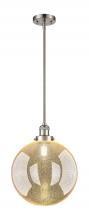 Innovation Lighting 201S-SN-G208-12 - Beacon - 1 Light - 12 inch - Brushed Satin Nickel - Stem Hung - Mini Pendant