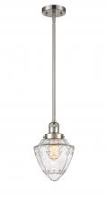 Innovation Lighting 201S-SN-G664-7-LED - Bullet - 1 Light - 7 inch - Brushed Satin Nickel - Stem Hung - Mini Pendant