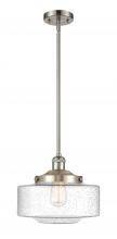 Innovation Lighting 201S-SN-G694-12-LED - Bridgeton - 1 Light - 12 inch - Brushed Satin Nickel - Stem Hung - Mini Pendant