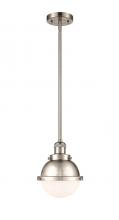 Innovation Lighting 201S-SN-HFS-61-SN - Hampden - 1 Light - 7 inch - Brushed Satin Nickel - Stem Hung - Mini Pendant