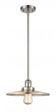 Innovations Lighting 201S-SN-MFR-SN-12 - Appalachian - 1 Light - 12 inch - Brushed Satin Nickel - Stem Hung - Mini Pendant