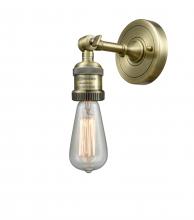 Innovations Lighting 203-AB-LED - Bare Bulb - 1 Light - 5 inch - Antique Brass - Sconce