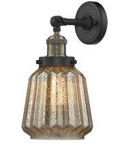 Innovation Lighting 203-BAB-G146-LED - Chatham - 1 Light - 7 inch - Black Antique Brass - Adjustable Sconce