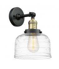 Innovation Lighting 203-BAB-G713-LED - Bell - 1 Light - 8 inch - Black Antique Brass - Adjustable Sconce