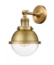 Innovation Lighting 203-BB-HFS-62-BB - Hampden - 1 Light - 7 inch - Brushed Brass - Adjustable Sconce