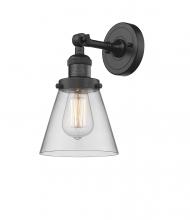 Innovations Lighting 203-BK-G62 - Cone - 1 Light - 6 inch - Matte Black - Sconce