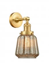 Innovation Lighting 203-SG-G146-LED - Chatham - 1 Light - 7 inch - Satin Gold - Adjustable Sconce