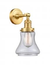 Innovation Lighting 203-SG-G194-LED - Bellmont - 1 Light - 7 inch - Satin Gold - Adjustable Sconce