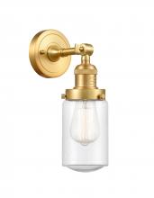 Innovation Lighting 203-SG-G314-LED - Dover - 1 Light - 5 inch - Satin Gold - Adjustable Sconce