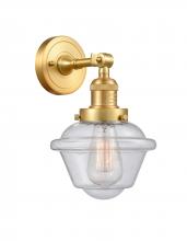 Innovations Lighting 203-SG-G534-LED - Oxford - 1 Light - 8 inch - Satin Gold - Sconce