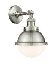 Innovation Lighting 203-SN-HFS-61-SN-LED - Hampden - 1 Light - 7 inch - Brushed Satin Nickel - Adjustable Sconce