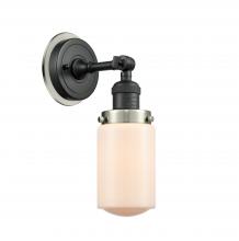 Innovation Lighting 203BK-BPSN-HRSN-G311 - Dover - 1 Light - 5 inch - Matte Black - Sconce