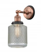 Innovation Lighting 203BP-ACBK-G262 - Stanton - 1 Light - 6 inch - Antique Copper - Sconce