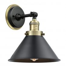 Innovation Lighting 203BP-BABAB-M10-BK - Briarcliff - 1 Light - 10 inch - Black Antique Brass - Sconce