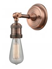 Innovation Lighting 203BP-NH-AC - Bare Bulb - 1 Light - 5 inch - Antique Copper - Sconce