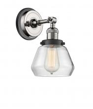 Innovation Lighting 203BP-PNBK-G172 - Fulton - 1 Light - 7 inch - Polished Nickel - Sconce