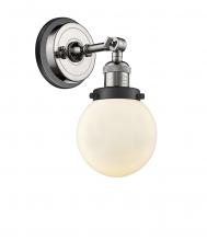 Innovation Lighting 203BP-PNBK-G201-6 - Beacon - 1 Light - 6 inch - Polished Nickel - Sconce