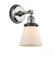 Innovation Lighting 203BP-PNBK-G61 - Cone - 1 Light - 6 inch - Polished Nickel - Sconce
