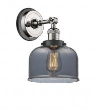 Innovation Lighting 203BP-PNBK-G73 - Bell - 1 Light - 8 inch - Polished Nickel - Sconce