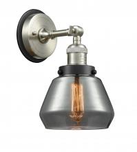 Innovation Lighting 203SN-BPBK-HRBK-G173 - Fulton - 1 Light - 7 inch - Brushed Satin Nickel - Sconce