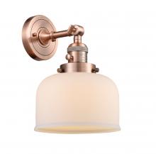 Innovations Lighting 203SW-AC-G71-LED - Bell - 1 Light - 8 inch - Antique Copper - Sconce
