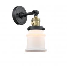 Innovation Lighting 203SW-BAB-G181S-LED - Canton - 1 Light - 5 inch - Black Antique Brass - Adjustable Sconce