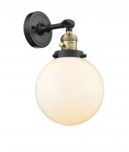 Innovation Lighting 203SW-BAB-G201-8-LED - Beacon - 1 Light - 8 inch - Black Antique Brass - Adjustable Sconce