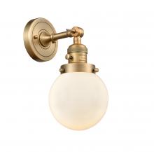 Innovations Lighting 203SW-BB-G201-6-LED - Beacon - 1 Light - 6 inch - Brushed Brass - Sconce
