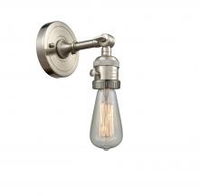 Innovations Lighting 203SW-SN-LED - Bare Bulb - 1 Light - 5 inch - Brushed Satin Nickel - Sconce