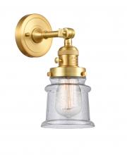 Innovation Lighting 203SW-SG-G184S - Canton - 1 Light - 5 inch - Satin Gold - Adjustable Sconce