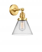 Innovations Lighting 203SW-SG-G42-LED - Cone - 1 Light - 8 inch - Satin Gold - Sconce